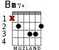 Bm7+ para guitarra - versión 2