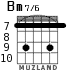 Bm7/6 para guitarra - versión 2