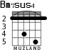 Bm7sus4 para guitarra - versión 3