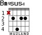 Bm9sus4 para guitarra - versión 2