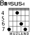 Bm9sus4 para guitarra - versión 4