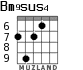 Bm9sus4 para guitarra - versión 7