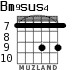 Bm9sus4 para guitarra - versión 8