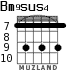 Bm9sus4 para guitarra - versión 9