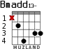 Bmadd13- para guitarra - versión 3