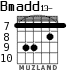 Bmadd13- para guitarra - versión 7