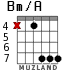 Bm/A para guitarra - versión 6