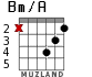Bm/A para guitarra - versión 1
