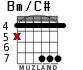 Bm/C# para guitarra - versión 5