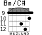 Bm/C# para guitarra - versión 8