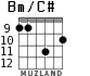 Bm/C# para guitarra - versión 10