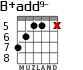 B+add9- para guitarra - versión 2