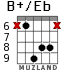 B+/Eb para guitarra - versión 6