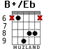 B+/Eb para guitarra - versión 6