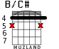 B/C# para guitarra - versión 3