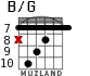 B/G para guitarra - versión 3