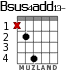 Bsus4add13- para guitarra - versión 2