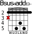 Bsus4add13- para guitarra - versión 3
