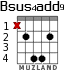 Bsus4add9 para guitarra - versión 2