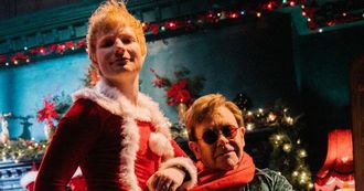 Debut brillante de Ed Sheeran y Elton John