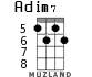 Adim7 para ukelele - versión 2