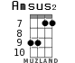 Amsus2 para ukelele - versión 5