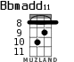 Bbmadd11 para ukelele - versión 3