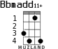 Bbmadd11+ para ukelele - versión 2