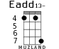 Eadd13- para ukelele - versión 4