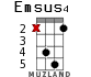 Emsus4 para ukelele - versión 7