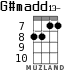 G#madd13- para ukelele - versión 4