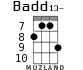 Badd13- para ukelele - versión 3